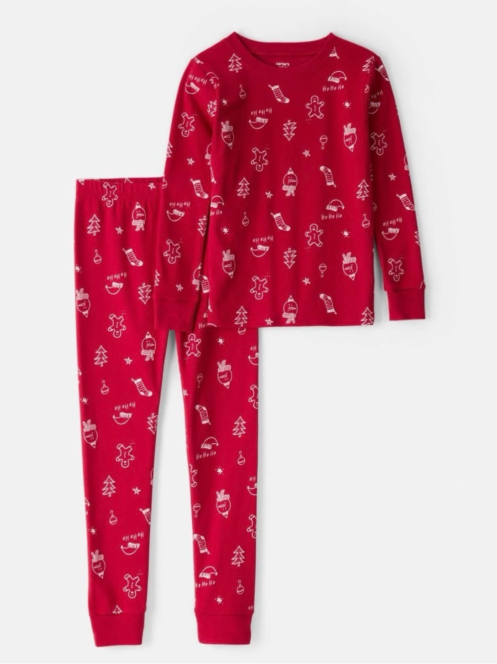 Carter’s 12M Unisex Toddler Christmas Snug-Fit 2-Piece Matching Pajama Set